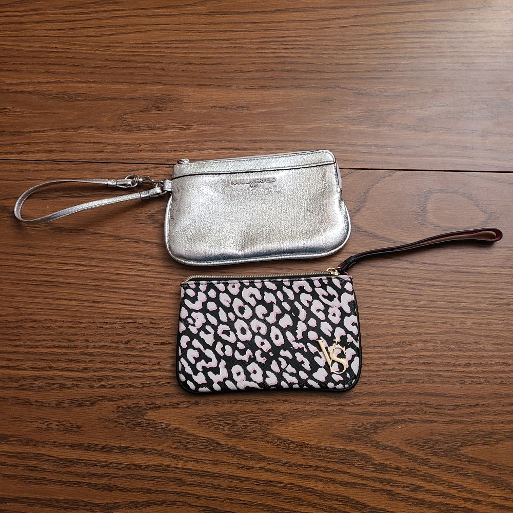 Two Wristlets in One Size-Karl Lagerfeld and Victoria's Secret